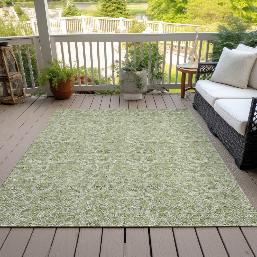 Chantille ACN662 Green 3' x 5' Rug. Picture 9