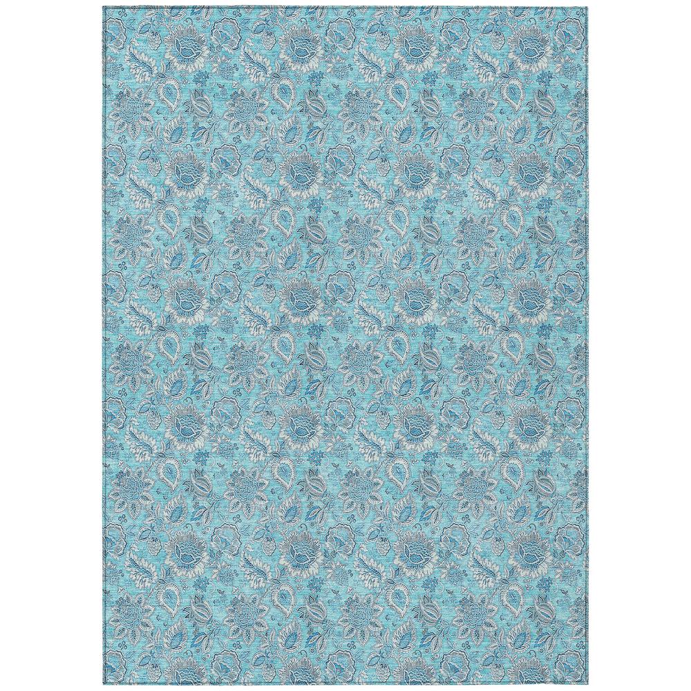 Chantille ACN662 Teal 3' x 5' Rug. Picture 1