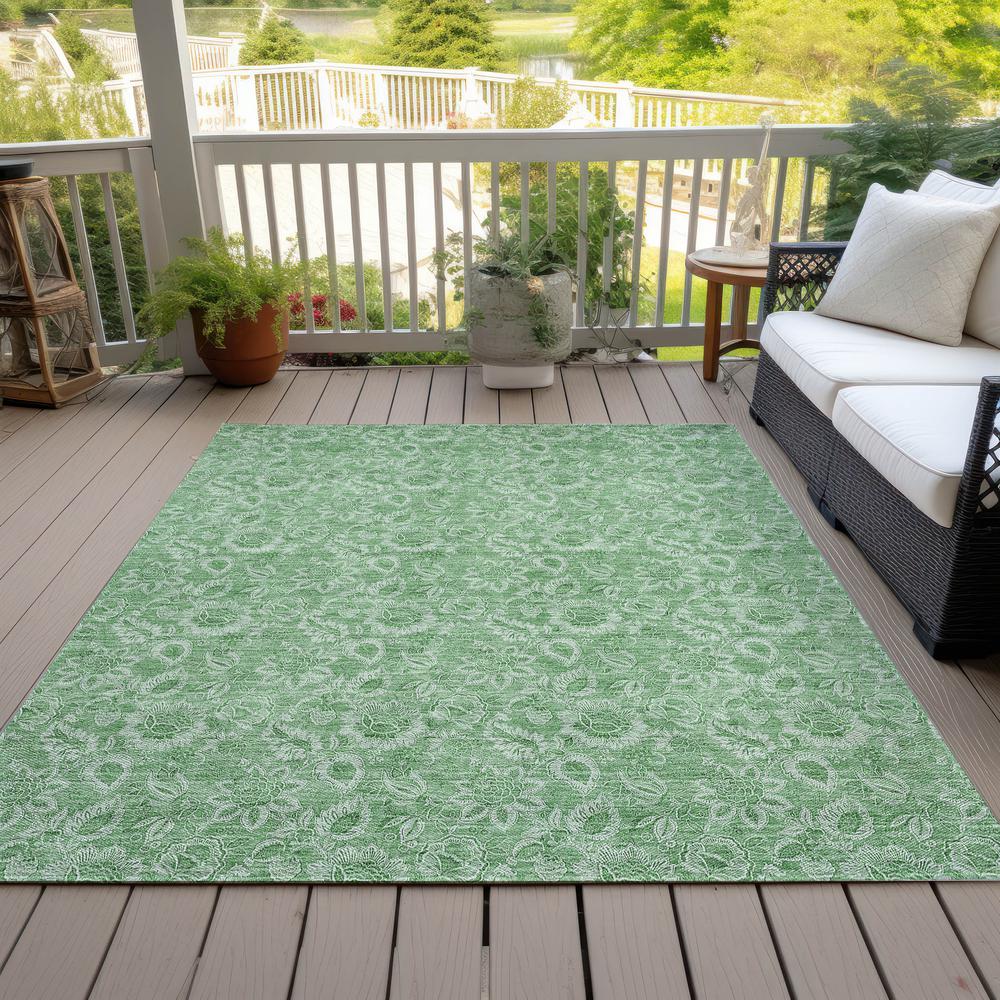 Chantille ACN662 Green 3' x 5' Rug. Picture 8