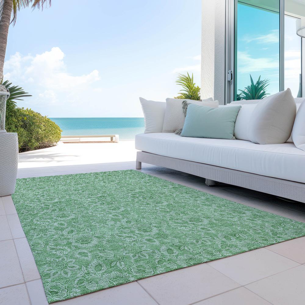 Chantille ACN662 Green 3' x 5' Rug. Picture 9