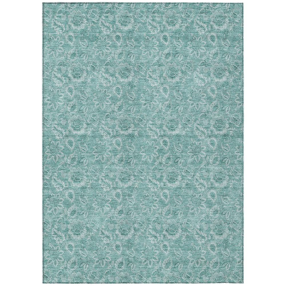 Chantille ACN662 Teal 3' x 5' Rug. Picture 1