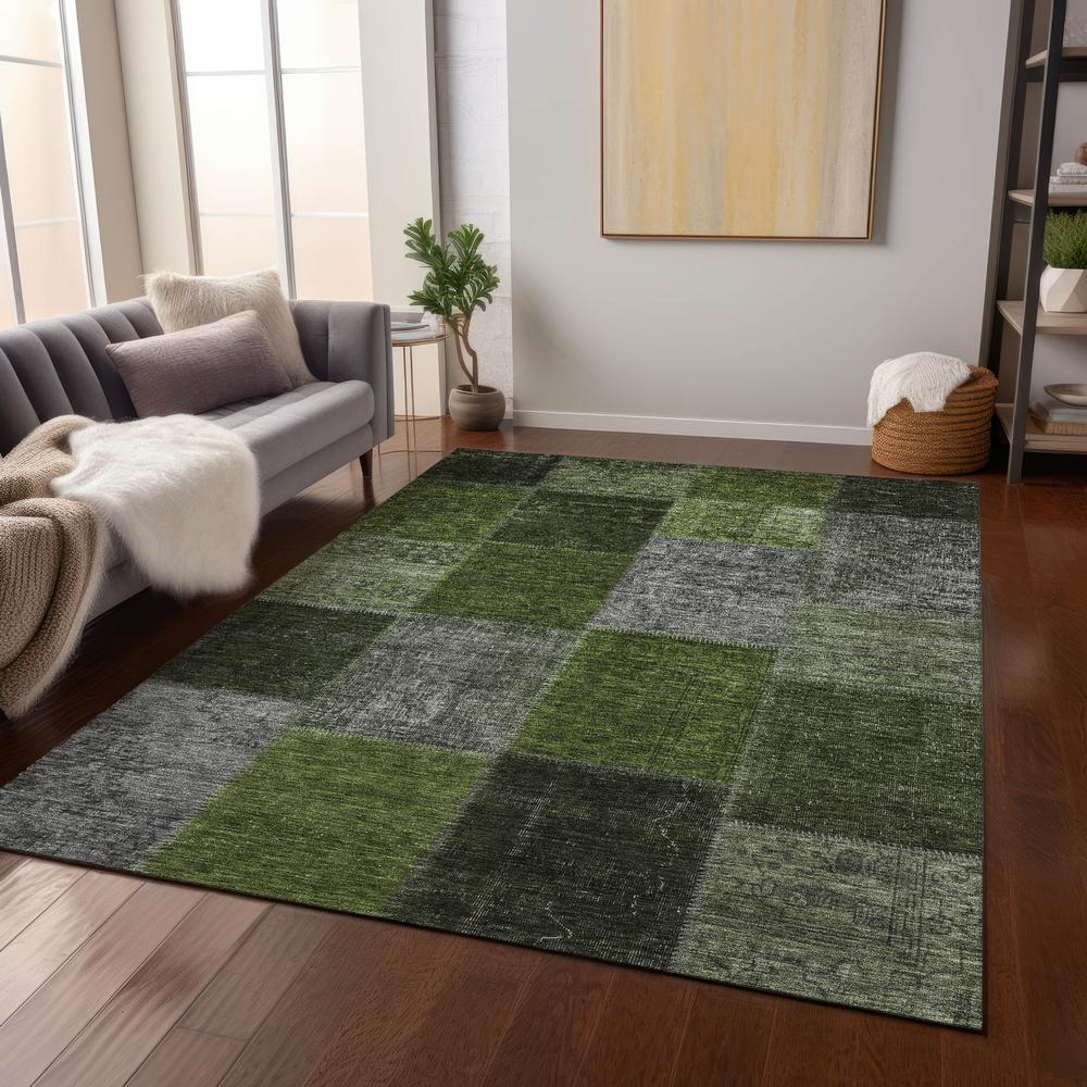 Chantille ACN663 Green 3' x 5' Rug. Picture 6