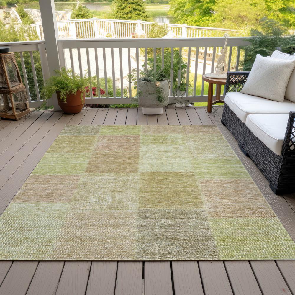 Chantille ACN664 Green 3' x 5' Rug. Picture 8