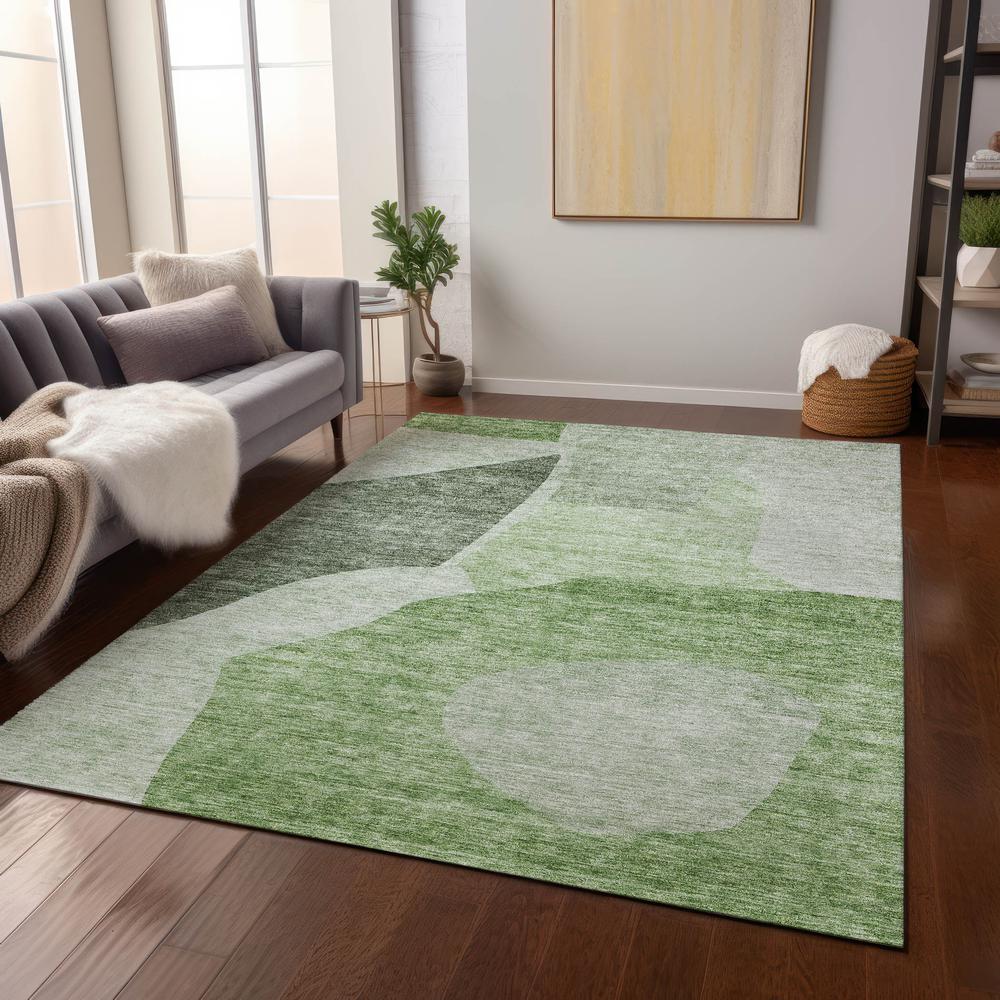 Chantille ACN665 Green 3' x 5' Rug. Picture 6
