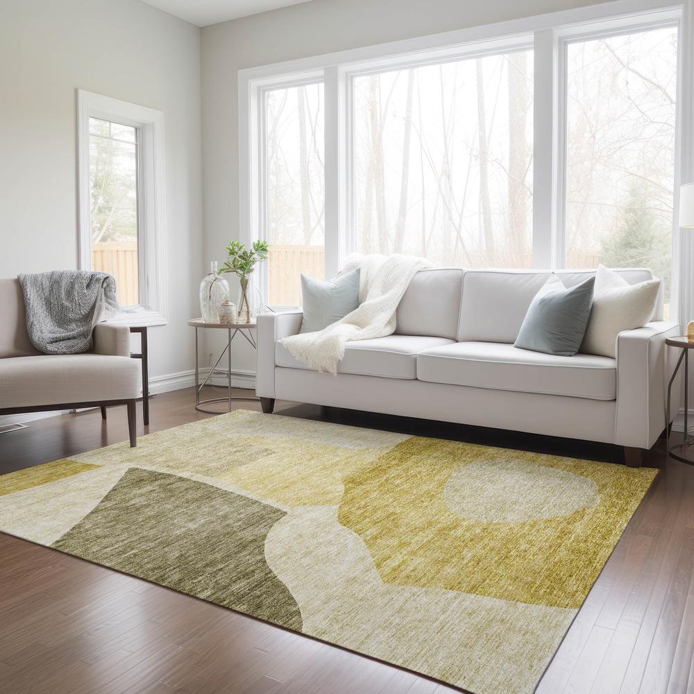 Chantille ACN665 Gold 3' x 5' Rug. Picture 7