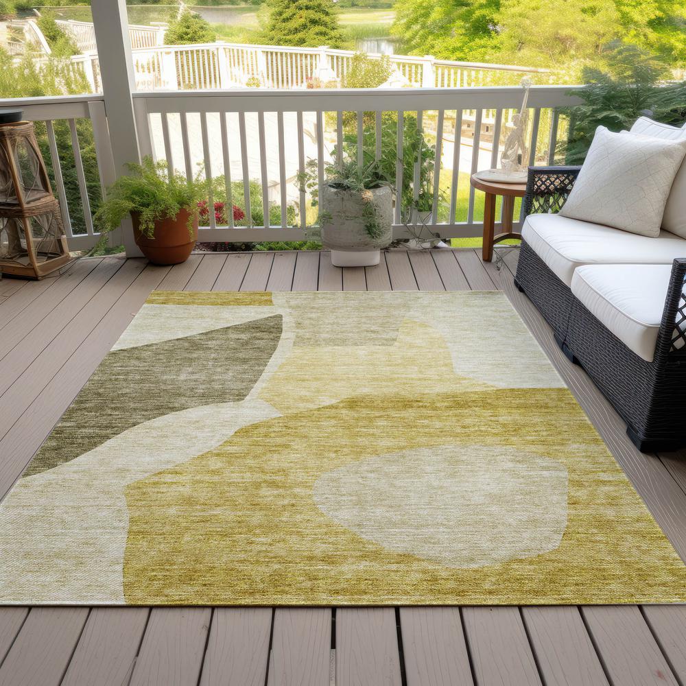 Chantille ACN665 Gold 3' x 5' Rug. Picture 8