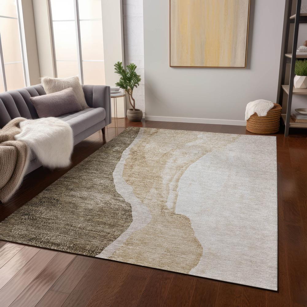Chantille ACN667 Brown 3' x 5' Rug. Picture 6