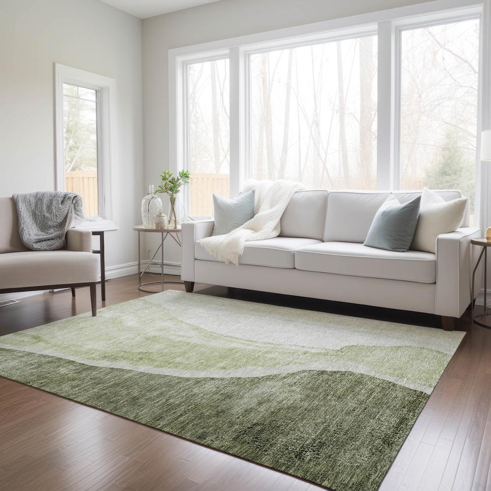 Chantille ACN667 Green 3' x 5' Rug. Picture 7