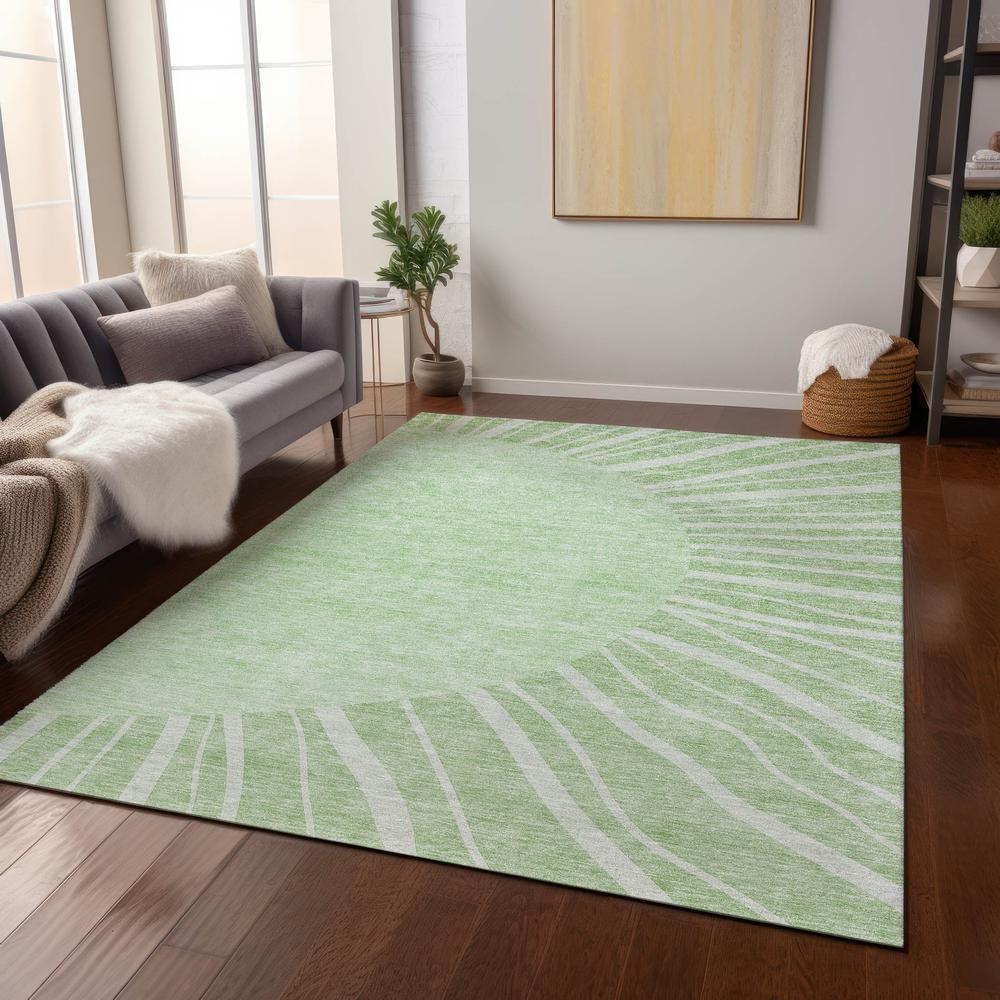 Chantille ACN668 Green 3' x 5' Rug. Picture 6