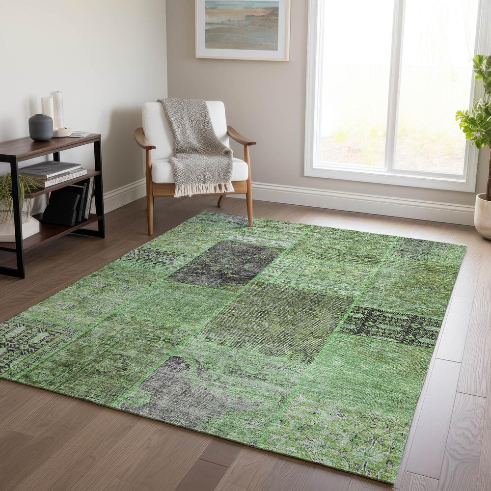 Chantille ACN669 Green 3' x 5' Rug. Picture 6