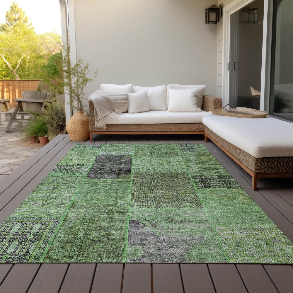 Chantille ACN669 Green 3' x 5' Rug. Picture 8
