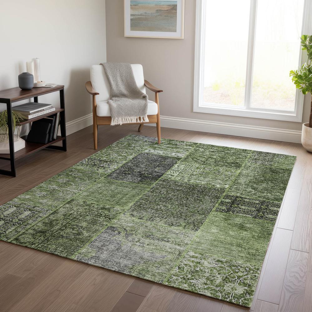 Chantille ACN669 Green 3' x 5' Rug. Picture 6