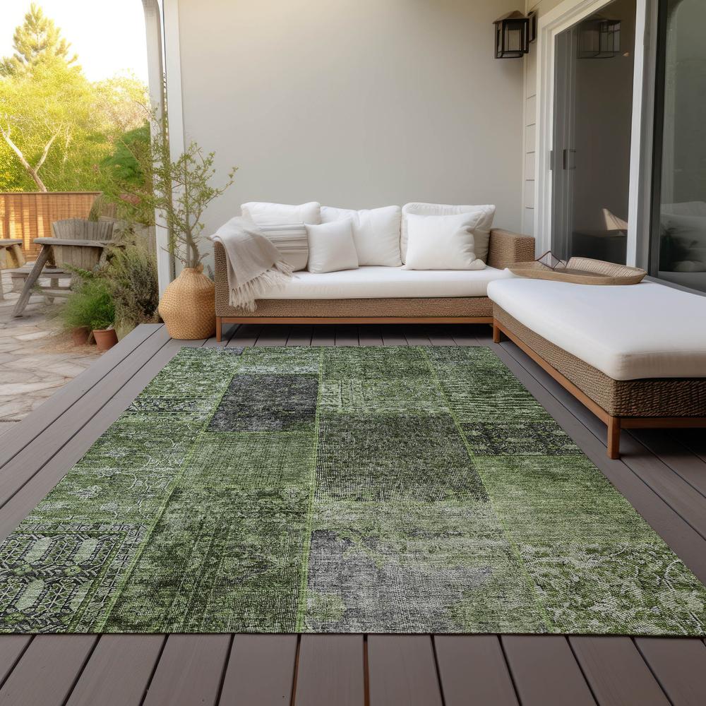 Chantille ACN669 Green 3' x 5' Rug. Picture 8
