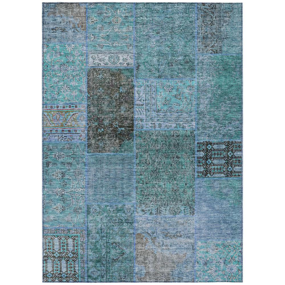 Chantille ACN669 Teal 3' x 5' Rug. Picture 1