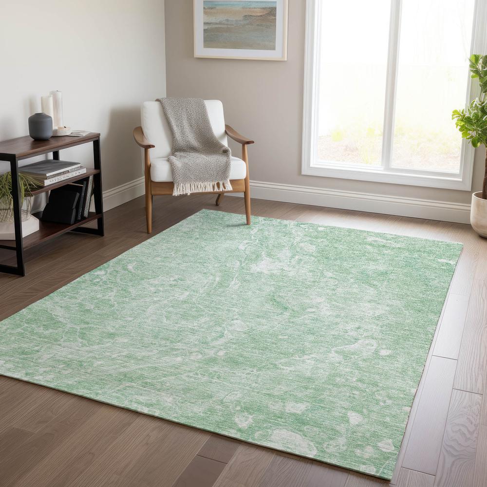 Chantille ACN670 Green 3' x 5' Rug. Picture 6