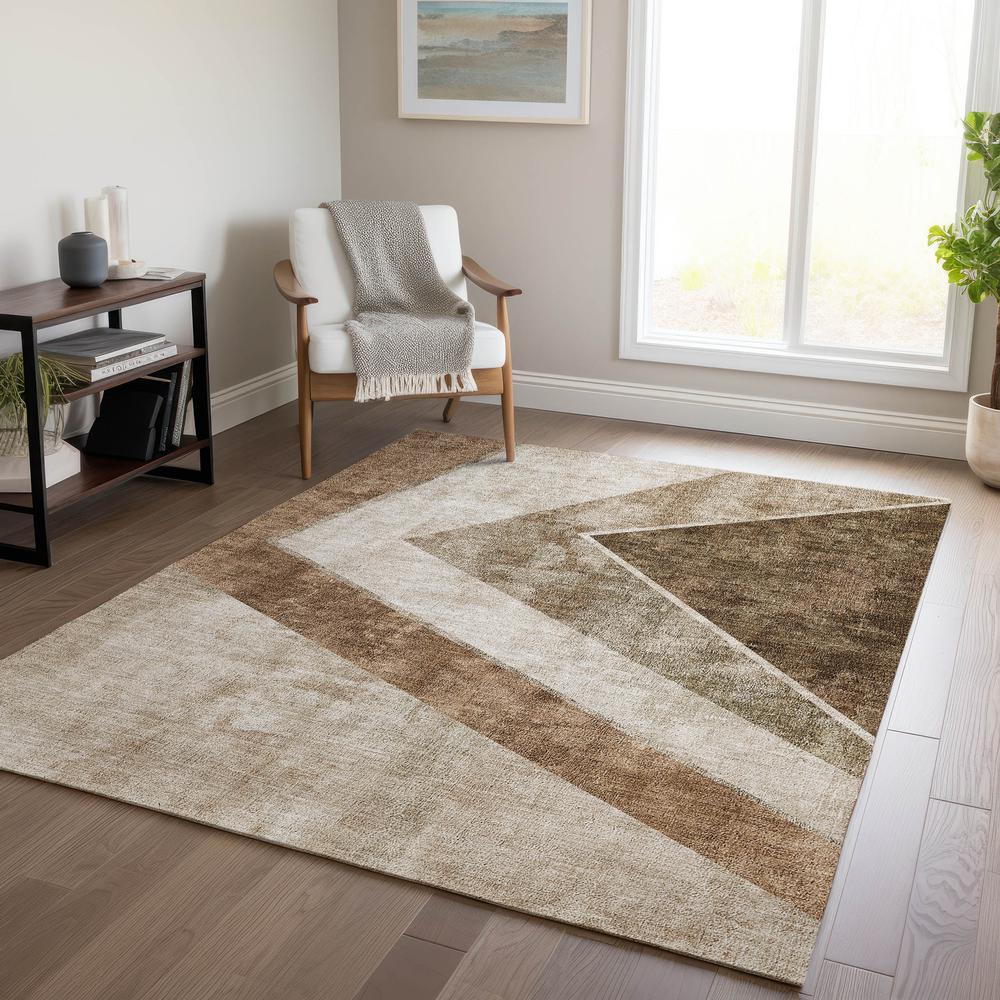 Chantille ACN671 Brown 3' x 5' Rug. Picture 6