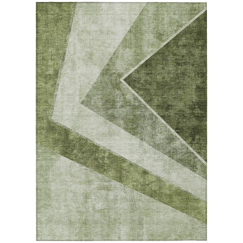 Chantille ACN671 Green 3' x 5' Rug. Picture 1