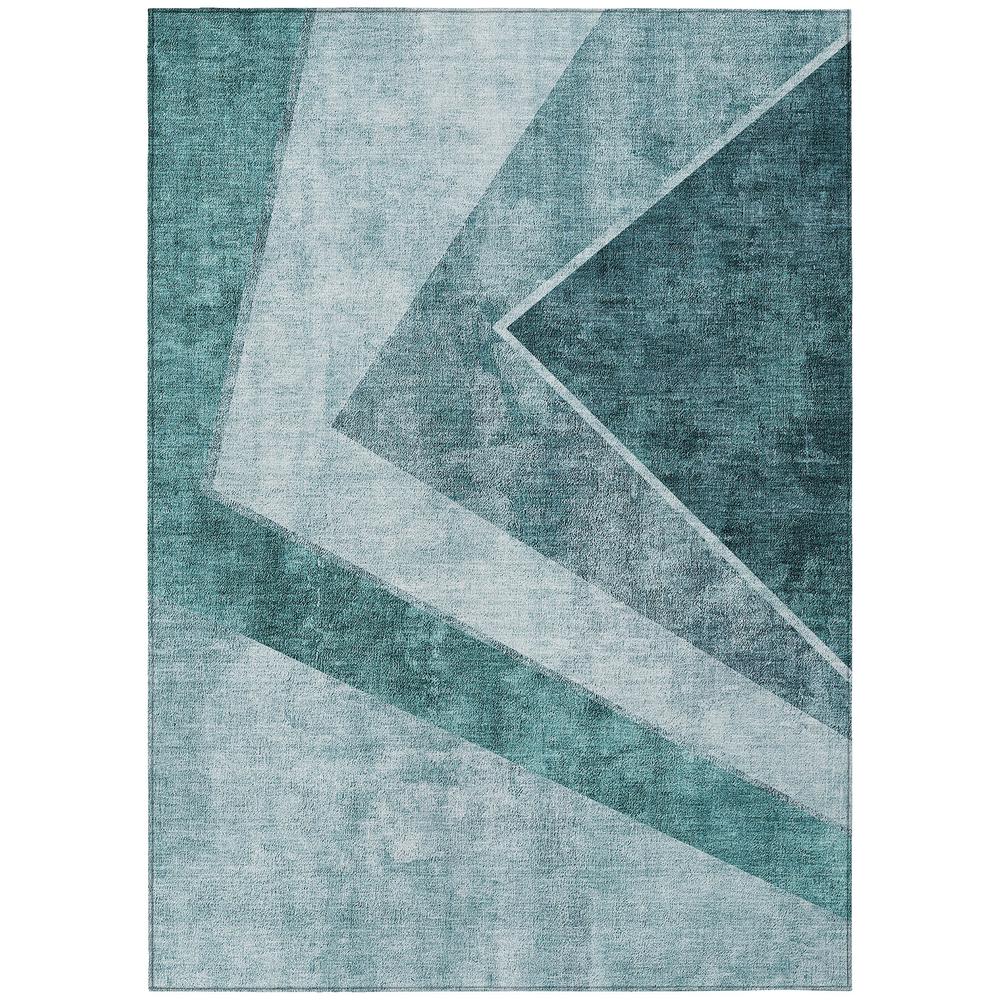 Chantille ACN671 Teal 3' x 5' Rug. Picture 1