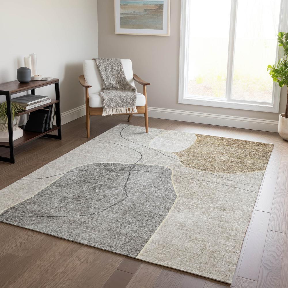 Chantille ACN672 Brown 3' x 5' Rug. Picture 7