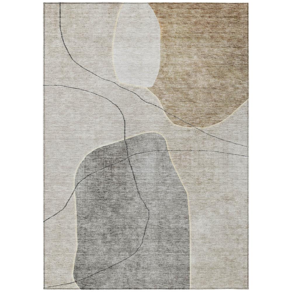 Chantille ACN672 Brown 3' x 5' Rug. Picture 1