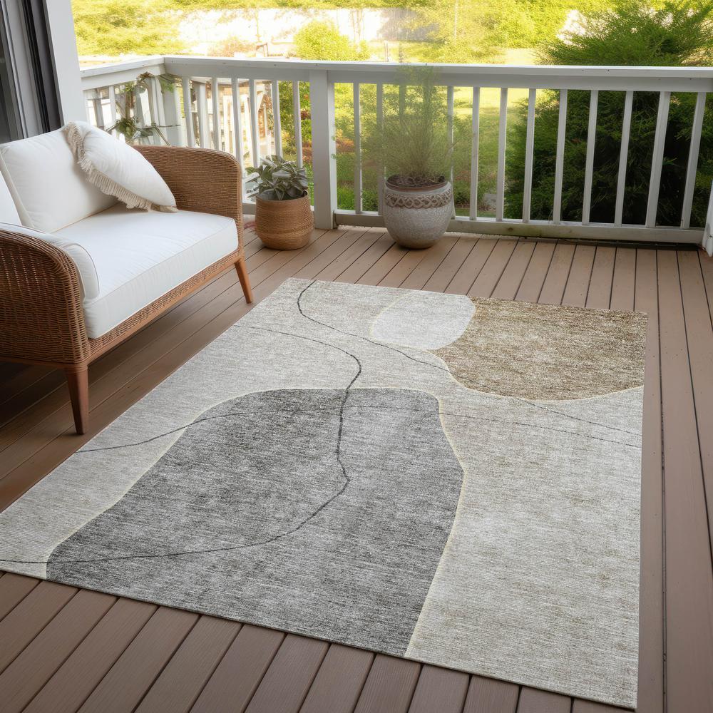 Chantille ACN672 Brown 3' x 5' Rug. Picture 10