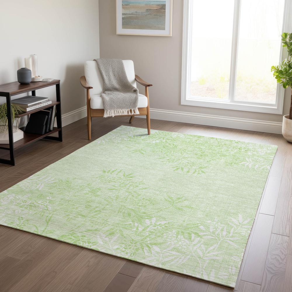 Chantille ACN673 Green 3' x 5' Rug. Picture 7