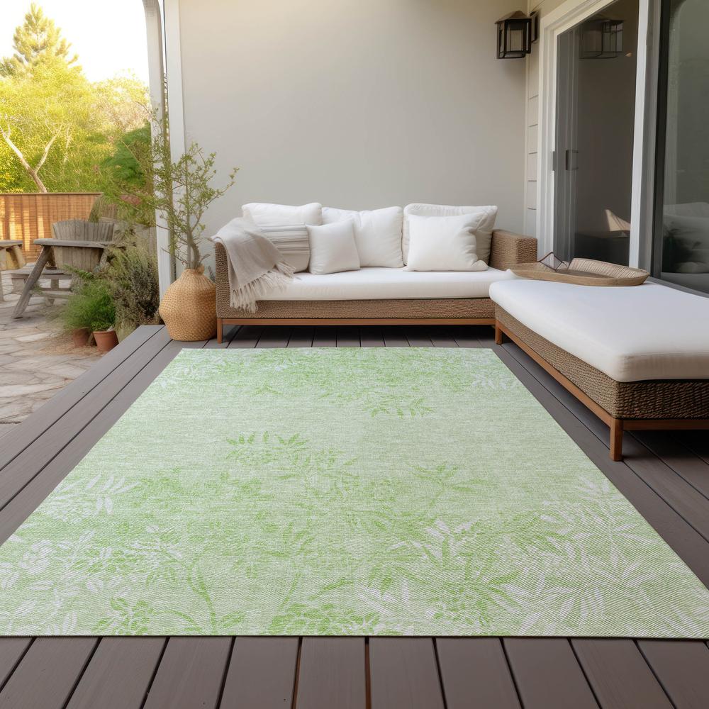 Chantille ACN673 Green 3' x 5' Rug. Picture 9