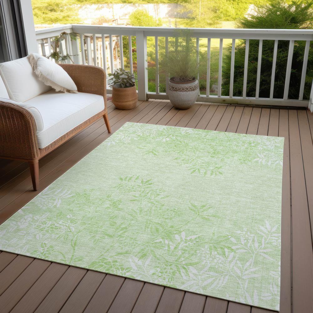 Chantille ACN673 Green 3' x 5' Rug. Picture 10