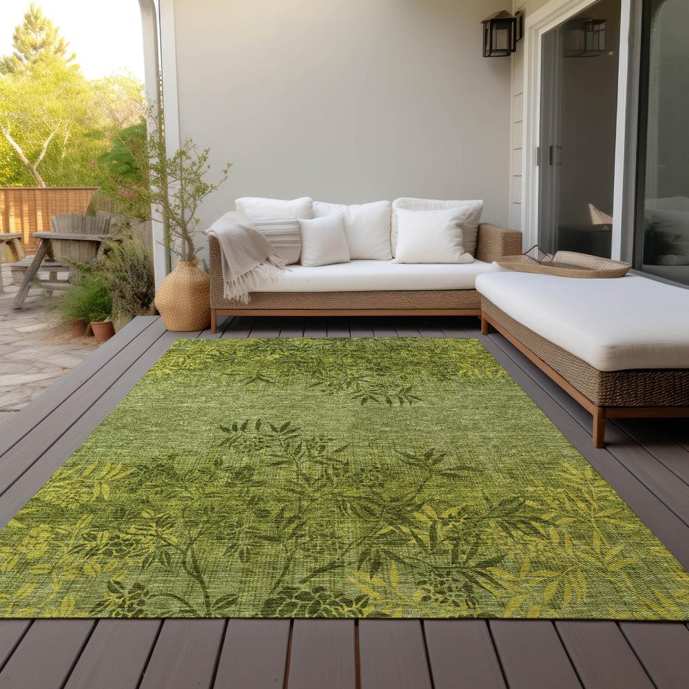 Chantille ACN673 Green 3' x 5' Rug. Picture 8