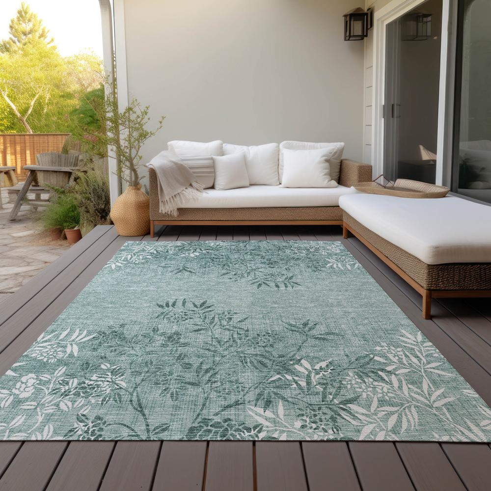 Chantille ACN673 Green 3' x 5' Rug. Picture 8
