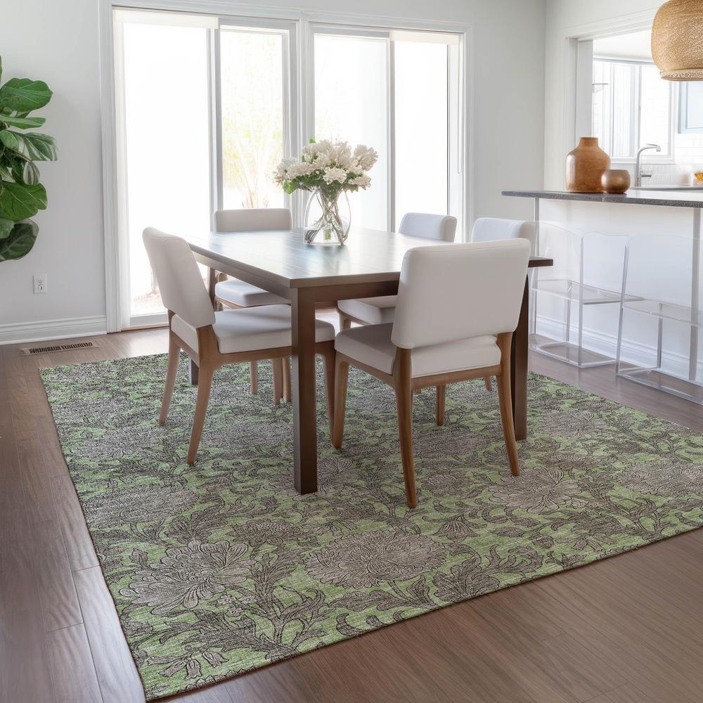 Chantille ACN677 Green 3' x 5' Rug. Picture 7