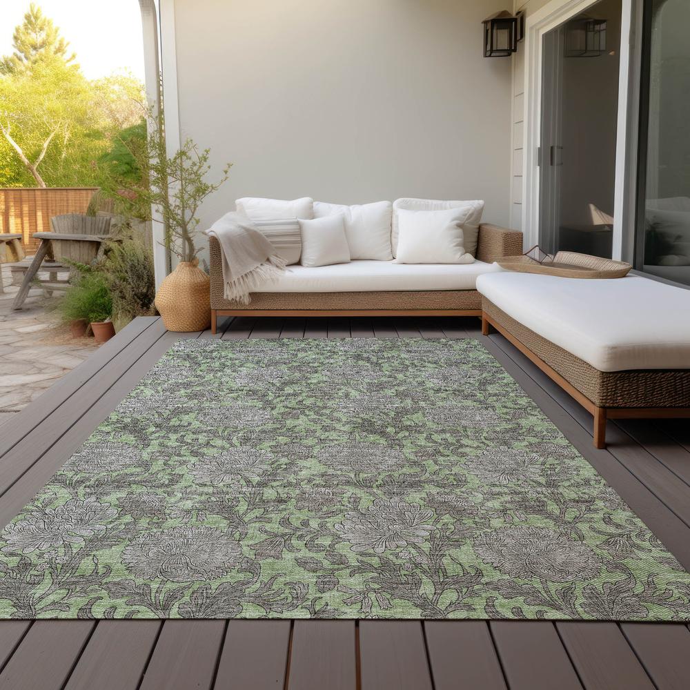 Chantille ACN677 Green 3' x 5' Rug. Picture 8