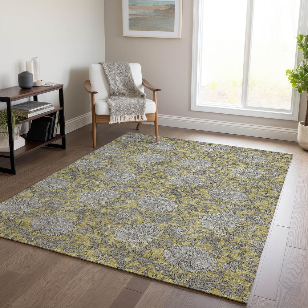 Chantille ACN677 Gold 3' x 5' Rug. Picture 6