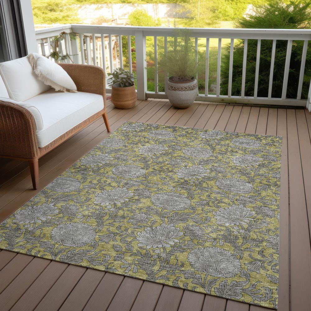 Chantille ACN677 Gold 3' x 5' Rug. Picture 9