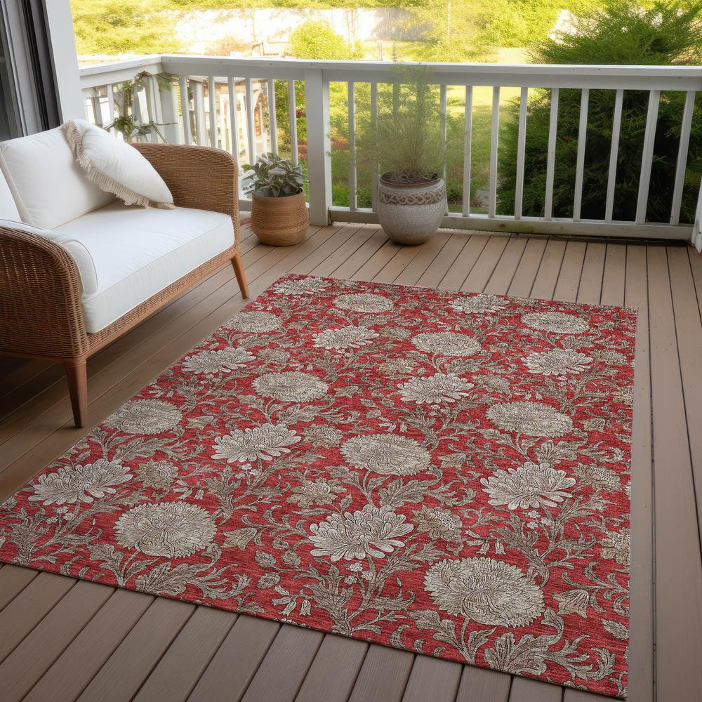 Chantille ACN677 Red 3' x 5' Rug. Picture 9