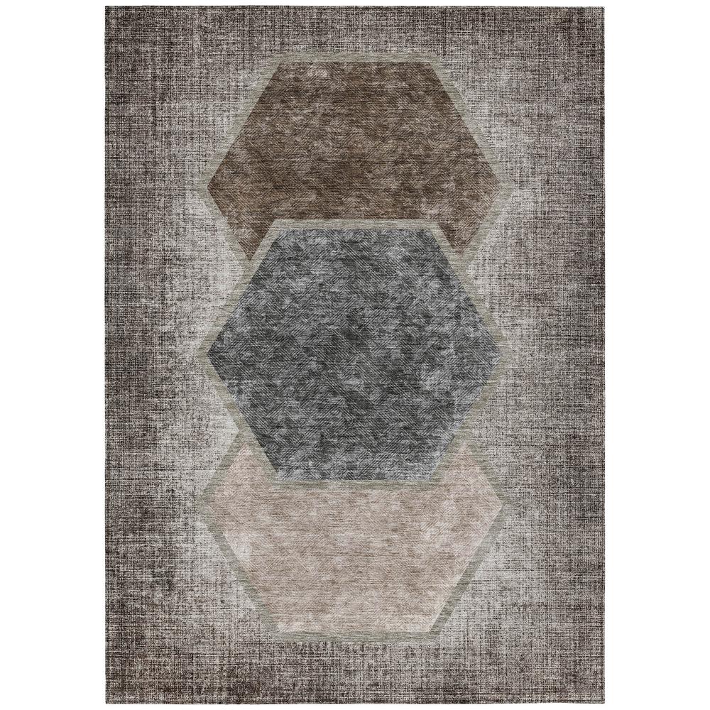 Chantille ACN679 Brown 3' x 5' Rug. Picture 1