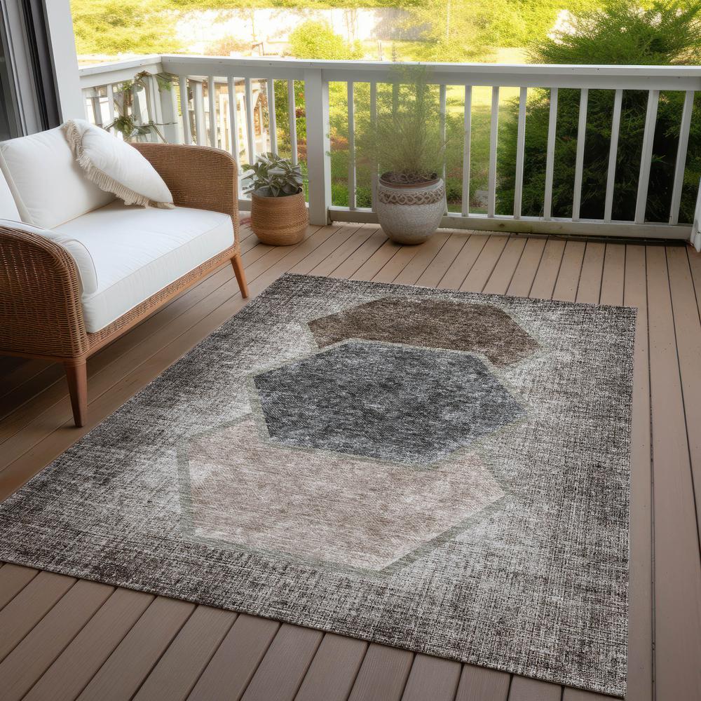 Chantille ACN679 Brown 3' x 5' Rug. Picture 9