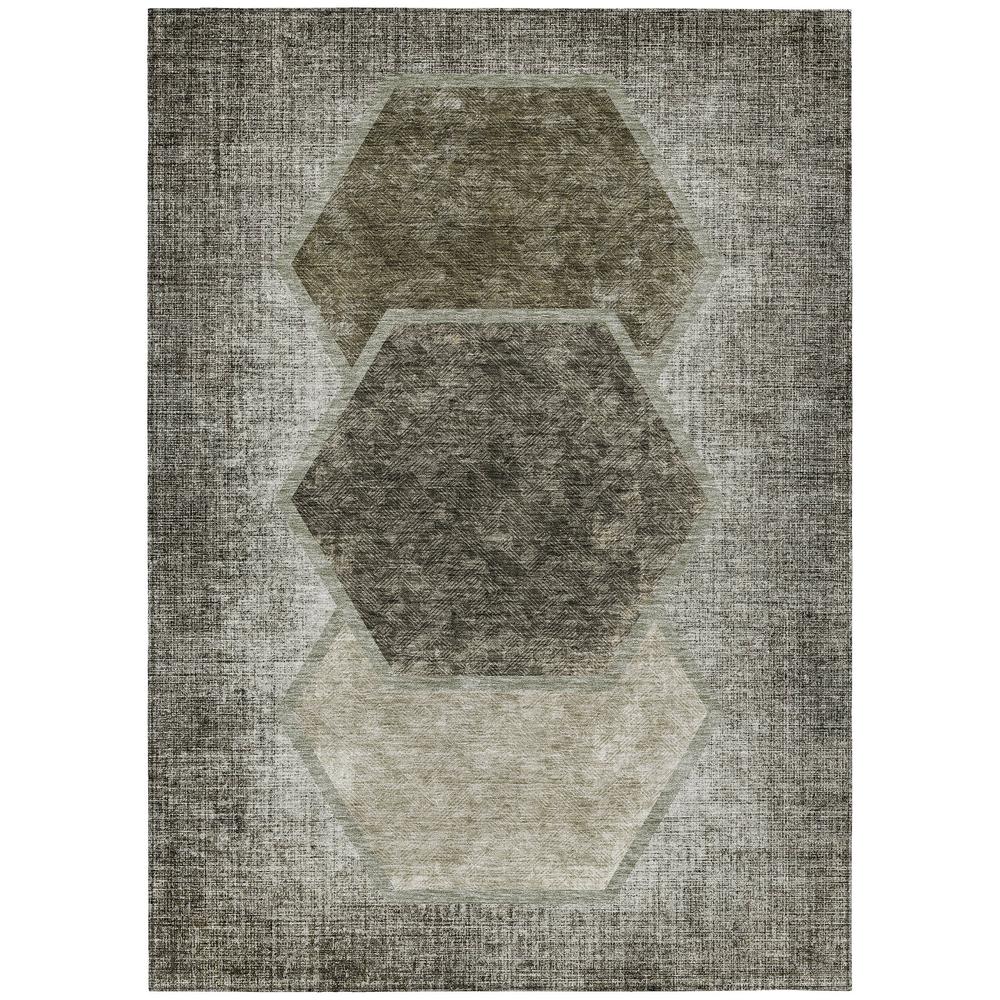 Chantille ACN679 Brown 3' x 5' Rug. Picture 1