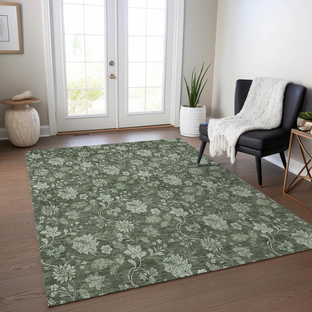 Chantille ACN680 Green 3' x 5' Rug. Picture 6