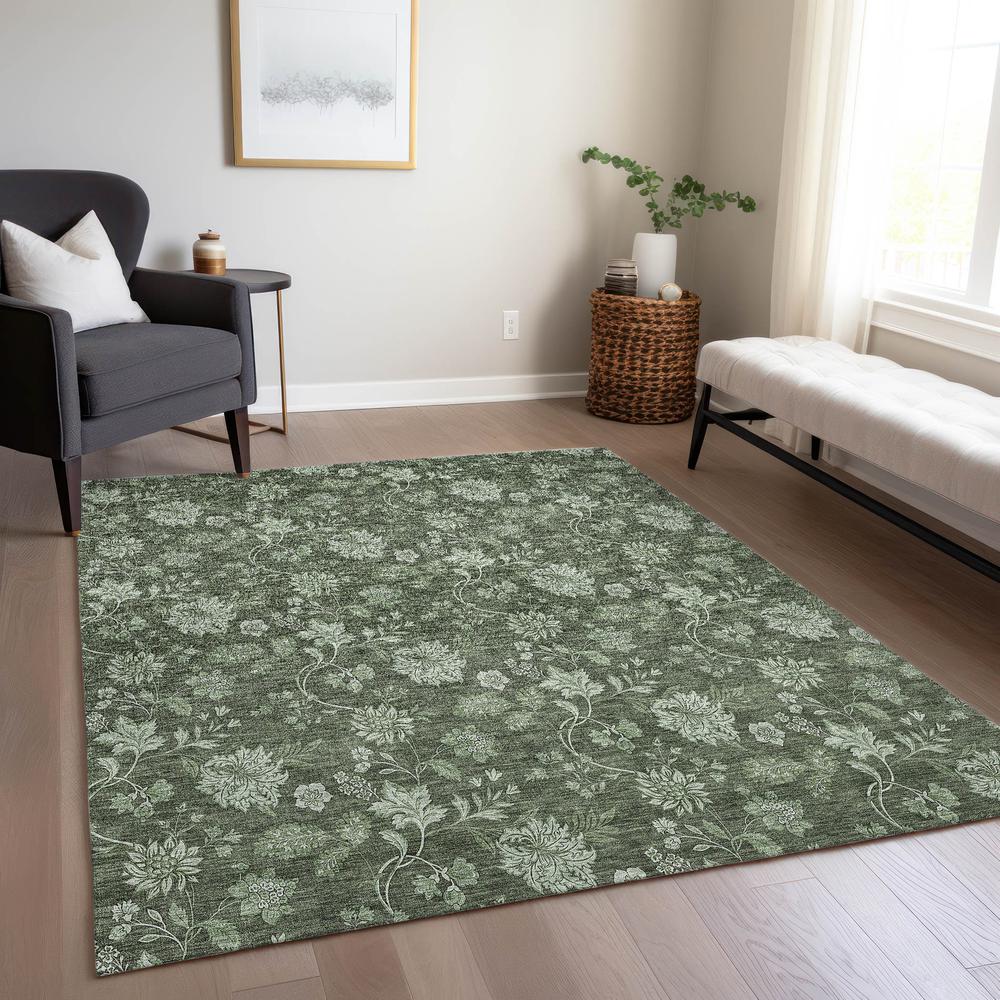 Chantille ACN680 Green 3' x 5' Rug. Picture 7