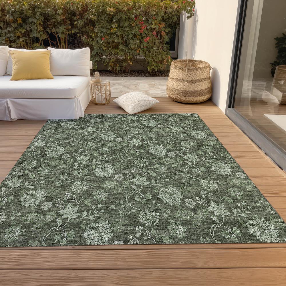 Chantille ACN680 Green 3' x 5' Rug. Picture 8