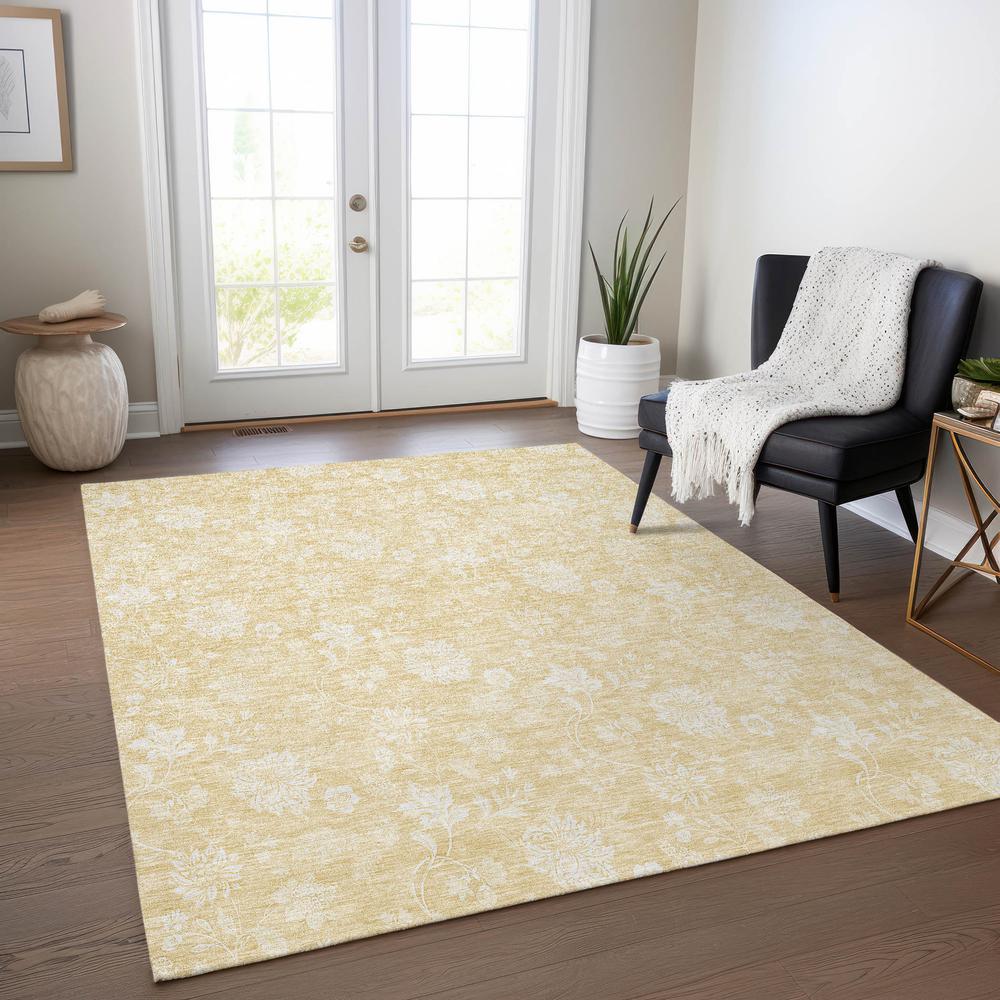 Chantille ACN681 Gold 3' x 5' Rug. Picture 6