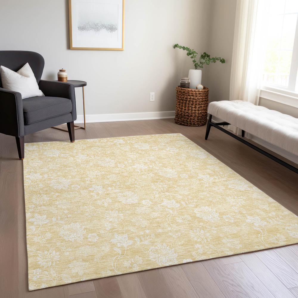 Chantille ACN681 Gold 3' x 5' Rug. Picture 7