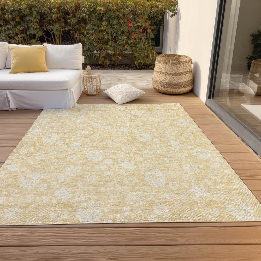 Chantille ACN681 Gold 3' x 5' Rug. Picture 8