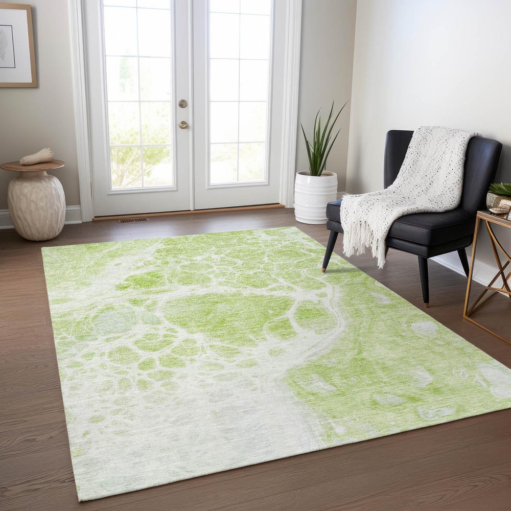 Chantille ACN682 Green 3' x 5' Rug. Picture 6