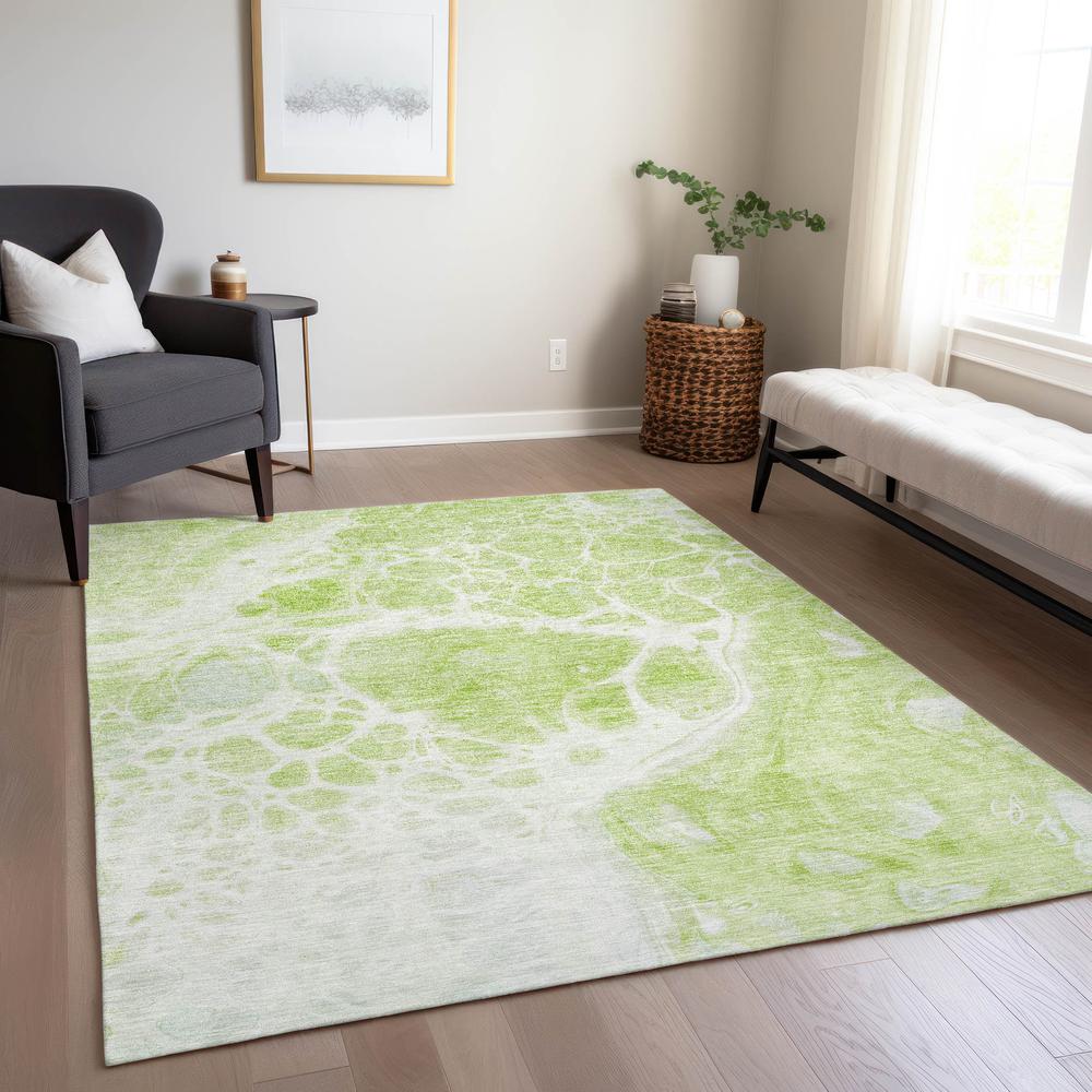 Chantille ACN682 Green 3' x 5' Rug. Picture 7