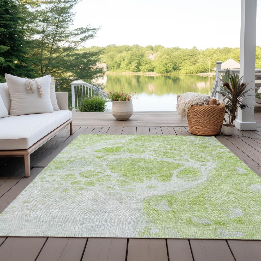Chantille ACN682 Green 3' x 5' Rug. Picture 9