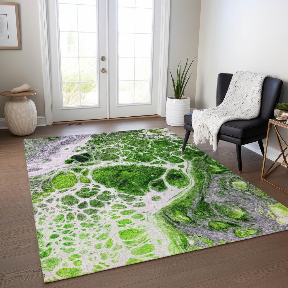 Chantille ACN682 Green 3' x 5' Rug. Picture 6