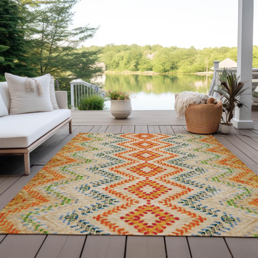 Chantille ACN683 Brown 3' x 5' Rug. Picture 9
