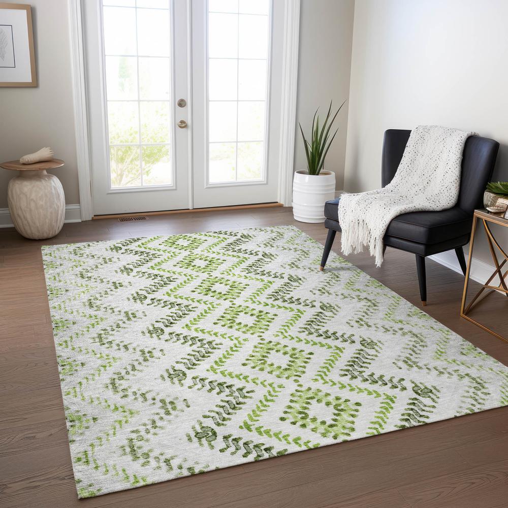 Chantille ACN684 Green 3' x 5' Rug. Picture 6